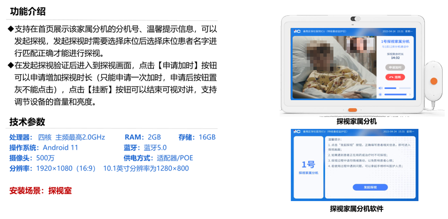 ICU探视系统